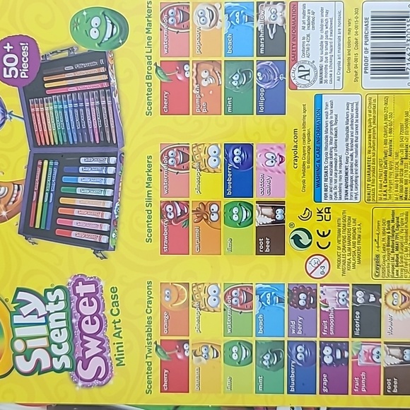 Crayola Art Skills 3pc Children's Coloring Book Marker Crayon Easy Painting Set - Picture 14 of 15